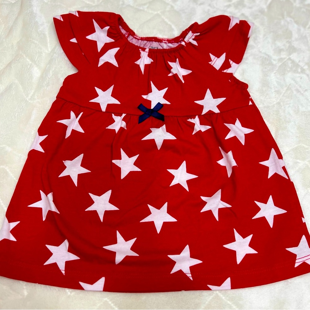 Patriotic dress 0-3m